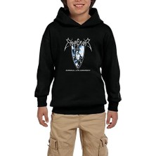 Z zepplin Emperor Emperial Live Ceremony Siyah Çocuk Kapşonlu Sweatshirt