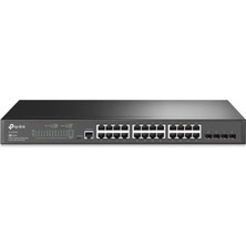 Omada Tp-Link TL-SG3428 24 Port 10-100-1000 Switch 4 Port Sfp L2 Çelik Kasa Rack Mount