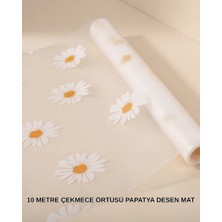Toyigoo 10 Metre Papatya Desenli Kolay Temizlenebilir Çekmece Matı