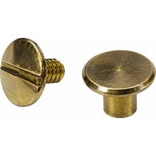 Kapamarka Cilt Menü, Katalog, Kartela Vidası, 6 mm - Sarı, 1 Adet