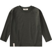 Cigit Mevsimlik Basic T-Shirt 8-12 Yaş Haki Yeşil