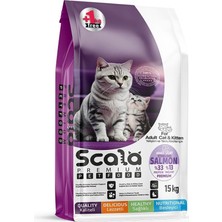 Scala Scala Premium Somonlu Kısırlaştırılmış Yetişkin Kedi Maması 15 kg