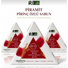 Vitalizma Pırınç Sabunu - Cılt Beyazlatıcı, Leke Karşıtı & Aydınlatıcı 100 Gram x 3 Adet