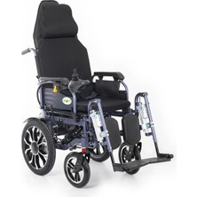 Medikaltec Creative CR-8012 Akülü Tekerlekli Sandalye Kumandalı Minder Hediyeli Motorlu Sırtı Yatar, Motorlu Ayakları Kalkar