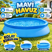 Toyigoo IH28120 Kolay Kurulum Mavı Havuz