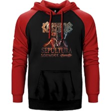 Z zepplin Kreator Tour 2017 Kırmızı Renk Reglan Kol Kapşonlu Sweatshirt