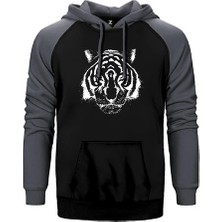 Z zepplin Asi Kaplan Gri Renk Reglan Kol Kapşonlu Sweatshirt