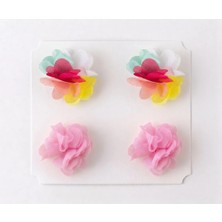 Cherry Lemon Saçsız Bebek Tokası- 4 Adet Frida Model Çiçek