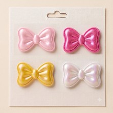 Cherry Lemon 4'lü Fiyonk Bebek Saç Tokası Seti - Saçsız ve Az Saçlı Bebeklere Özel