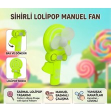 Lolipop Model El Fanı - Yeşil (Lisinya)