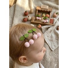 Cherry Lemon Kirazlı Saçsız- Az Saçlı Bebek Tokası Kirazlı Bebek Çıtçıtı 1 Çift