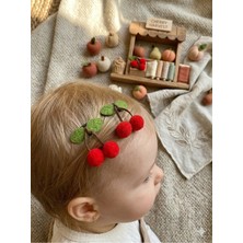 Cherry Lemon Kirazlı Saçsız- Az Saçlı Bebek Tokası Kirazlı Bebek Çıtçıtı 1 Çift