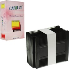 Carelly Kelebek Siyah Bayan Tarak CR-F109 (20'li Paket)
