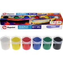 Fixpoint 6 Lı Guaj Boya 25 ml P-6928 (12'li Paket)