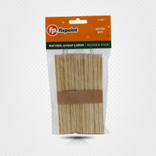 Fixpoint Naturel Ahşap Dil Çubuğu P-2807 (12'li Paket)