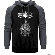 Z zepplin Necrowretch Çift Renk Reglan Kol Sweatshirt / Hoodie
