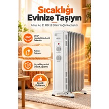 Altus 2300 W 11 Dilim Yağlı Radyatör Elektrikli Ev ve Oda Isıtıcısı