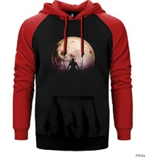 Z zepplin One Piece Santoryu Çift Renk Reglan Kol Sweatshirt / Hoodie