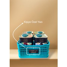 Hancıoğlu Çiftliği Kişiye Özel Zeytin Selesi Seti 4'lü Aromatik Zeytinyağı Hediyelik Set