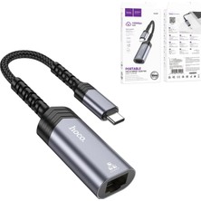 Hoco UA26 Type-C To RJ45 1000 Mbps Ethernet Dönüştürücü