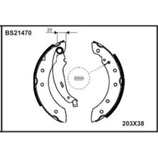 Beşer Beser Arka Fren Balatası Pabuc Clıo Iı Laguna I Logan Symbol I Iı Twıngo I Saxo Xsara P106 - BS21470