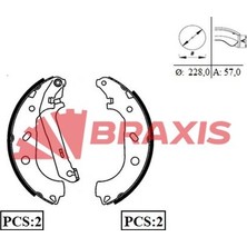 Braxis Braxıs Arka Fren Balatası Pabuc Connect 1.8tdcı 02>13