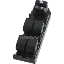 Mcar Cam Acma Anahtarı Ön Sol Toyota Avensıs 09>15 / Corolla Verso 09>13 Dortlu 10 - Kraw AN-886D