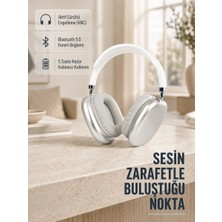 Str Store Bluetooth 5.0 Kulak Üstü Kulaklık – Uzamsal Ses, Gürültü Engelleme, Ergonomik Tasarım