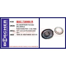 Bescher Amortısor Takozu (Sağ / Sol) / (Rulmanlı) P208 P301 C3 Iıı C3 Pıcasso C - 2 Adet - Bsc 738980 R