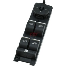 Mcar Cam Anahtarı Sol Ön Dortlu - 3 Pın - Krom - Katlanır Focus - C-Max 08-13 - Kraw AN-318D