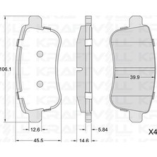 Kraftvoll Balata Arka Fren Balatası Fluence 09> Megane Iıı 09> Megane Iv 15> Grand Scenıc Iıı 09> Clıo V 20> Captur Iı 20> 1.0 Tce 1.2 Tce 1.3 Tce 1.5 Dcı 1.6 Sce