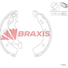 Braxis Braxıs Arka Fren Balatası Kampana Tıp Pabuc Hyundaı Getz 2002->