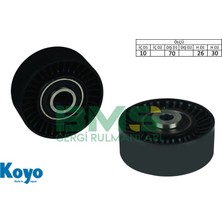 Bms Alternator Gergı Rulmanı 10×70X26 / 30 Plastık (Plastıc) 206- C Crosser. Xsara Pıcasso Jaguar Xfad.