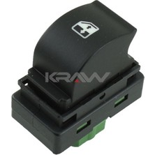 Mcar Cam Acma Anahtarı Sağ (Teklı) Boxer Iıı Jumper Iıı Çerçevesız - Yesıl Soket - Kraw AN-237B