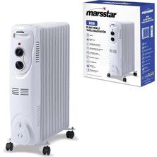 OEM Marsstar B08 Elektrikli Yağlı Termostatlı Radyatör 11 Dilim Soba