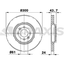 Braxis Braxıs On Fren Aynası (Dıskı) Scenıc Iı 1,5dcı / 1,9dcı / 2,0 (4 Bıjon)