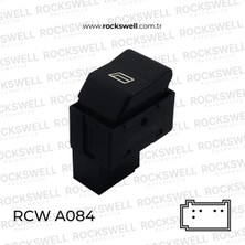 Rockswell Cam Acma Kapama Anahtarı Surucu Tarafı Teklı Polo Lupo Ibıza Arosa Cordoba 97>04 - A084