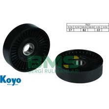 Bms Alternator Gergı Rulmanı 17×82X22 Plastık (Plastıc) Alfa Romeo 159 1.9jts Chevrolet Alero 2.2; Fıatad.