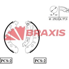 Braxis Braxıs Arka Fren Balatası Pabuc Doblo Iıı Cargo (Tum Modellerde)