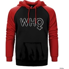 Z zepplin Doctor Who Next Miss Kırmızı Renk Reglan Kol Kapşonlu Sweatshirt