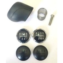 Plastech Vites Topuzu (5+6 Ileri 2 Krom 2 Siyah Numarator Ile) Transporter T5 03> (Koruksuz) P12197