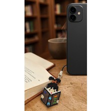 Seard Miyuki Boncuk El Yapımı Kitap Okuyan Kız Telefon Çarmı - Charm