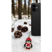 Seard Miyuki Boncuk El Yapımı Penguen Telefon Çarmı - Charm