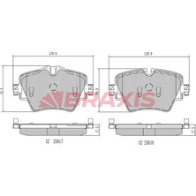 Braxis Braxıs Fren Balatası On Bmw F40 F45 F46 F48 F39 G30 G01 G02 Z4 G29 Mını F60 F54