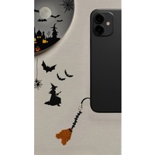 Seard Miyuki Boncuk El Yapımı Süpürge Cadı Süpürgesi Telefon Çarmı - Charm Halloween Cadılar Bayramı