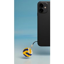 Seard Miyuki Boncuk El Yapımı Voleybol Topu Telefon Çarmı - Charm