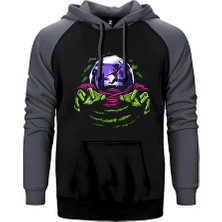 Z zepplin Mysterio And Spiderman Çift Renk Reglan Kol Sweatshirt / Hoodie