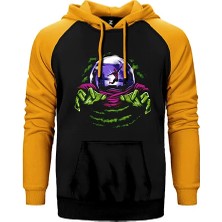 Z zepplin Mysterio And Spiderman Çift Renk Reglan Kol Sweatshirt / Hoodie