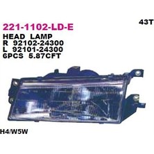 Depo Ön Far Sol Hyundai Excel 1992-1994