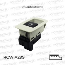 Rockswell Cam Dugmesı Teklı Bej 4 Pın Bmw E60 E83 - A299